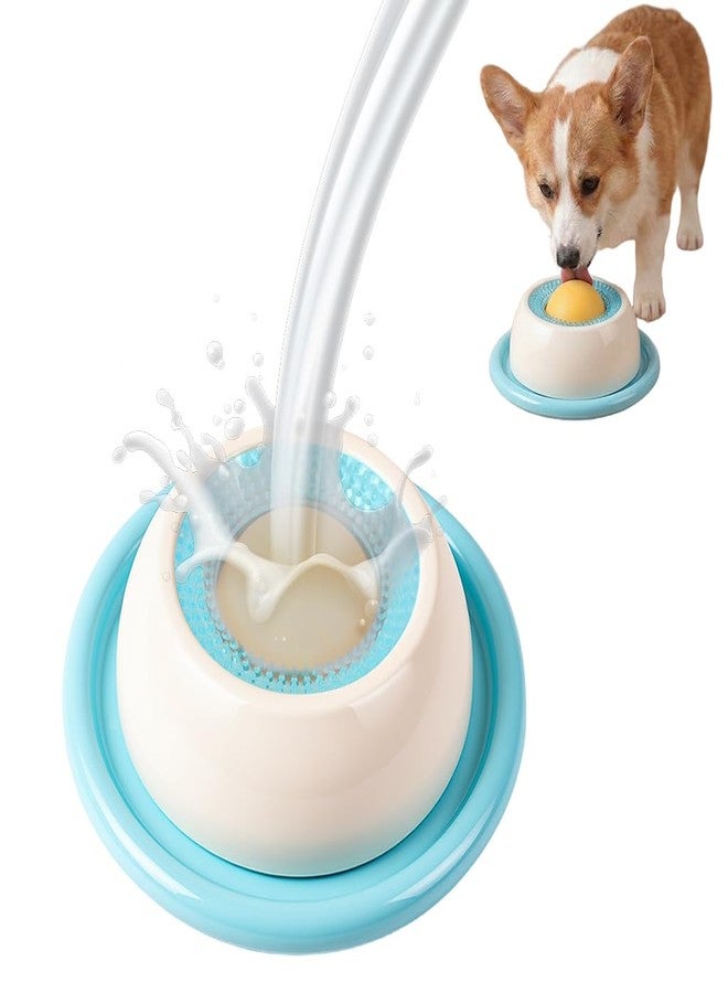 Qpets® Dog Lick Bowl Slow Feeder for Small Dogs & Cats, Interactive Treat Dispenser with Rolling Ball, ABS Pet Feeding Bowl for Slow Eating, Anxiety & Boredom Relief - Image 1