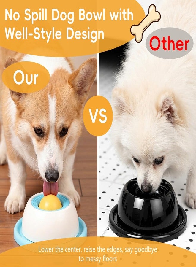 Qpets® Dog Lick Bowl Slow Feeder for Small Dogs & Cats, Interactive Treat Dispenser with Rolling Ball, ABS Pet Feeding Bowl for Slow Eating, Anxiety & Boredom Relief - Image 4