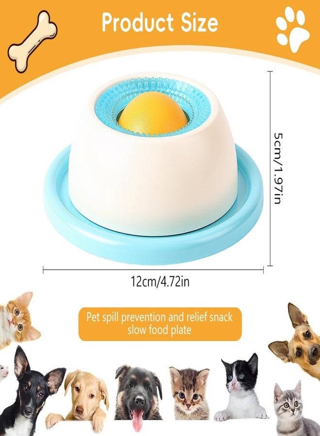 Qpets® Dog Lick Bowl Slow Feeder for Small Dogs & Cats, Interactive Treat Dispenser with Rolling Ball, ABS Pet Feeding Bowl for Slow Eating, Anxiety & Boredom Relief - Image 2
