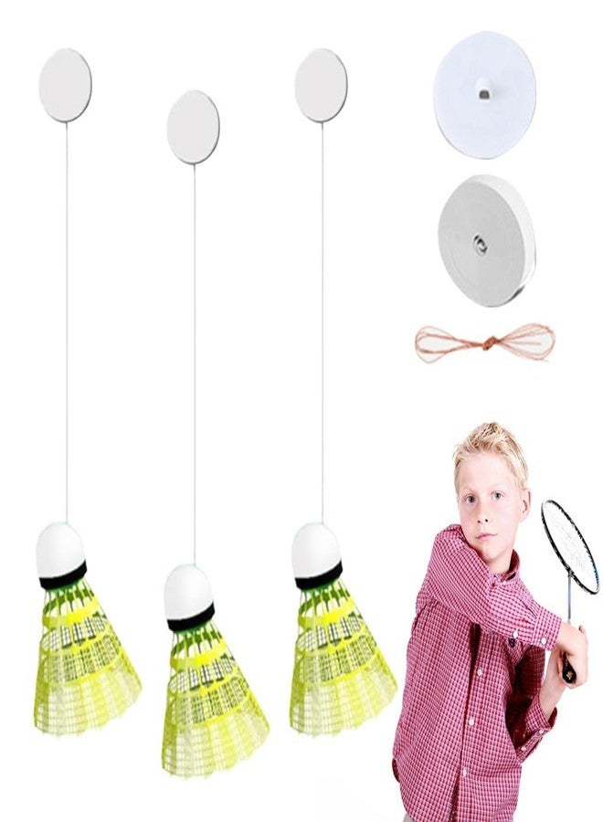 IRIS Badminton Training Kit Self Exercise Badminton Rebound Trainer with Highly Elastic Ropes Single Player Badminton Training Equipment for Indoor Outdoor - Image 1