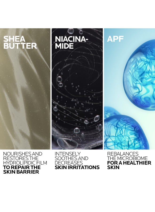 LA ROCHE-POSAY Lipikar Syndet AP+ Body Wash for Eczema Prone Skin Refill, 400 ml - Image 3