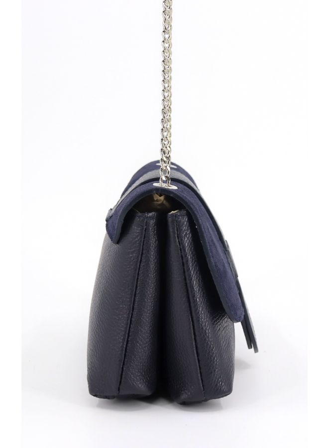 Galitzine GALITZINE Genuine Suede Leather Bag-Black - Image 5