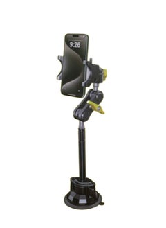 يوفو حامل جوال YOUFO Y-4872 قابل للدوران 360 درجة مع قاعدة شفط قوية – مناسب للسيارة والمكتب، تصميم مدمج وأنيق 