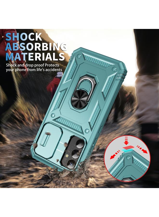 S-TOP Case For Samsung Galaxy A34 Sliding Camshield TPU + PC Phone Case with Holder - Image 2