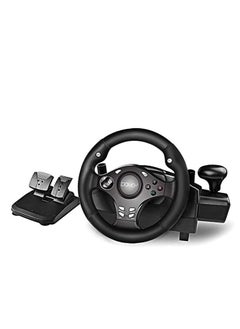 Gaming Steering Wheel, Racing Wheel with Pedals and Shifter, 270 Degree Driving Force Racing Wheel, PC Steering Wheel for PS4, PC, PS3, Xbox Series X|S, Nintendo Switch, Xbox One, Android