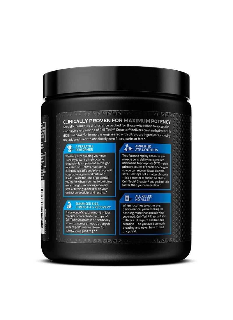 MuscleTech Keto Elite - Cell Tech Creator Creatine, Unflavored, 120 Servings - Image 1
