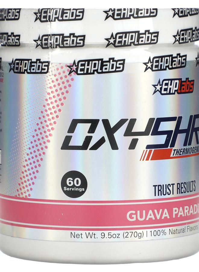 EHPLabs OxyShred Thermogenic Fat Burner Guava Paradise 9.5 oz (270 g) - Image 2