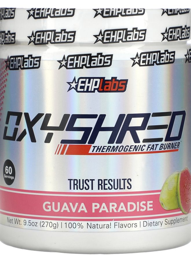 EHPLabs OxyShred Thermogenic Fat Burner Guava Paradise 9.5 oz (270 g) - Image 1