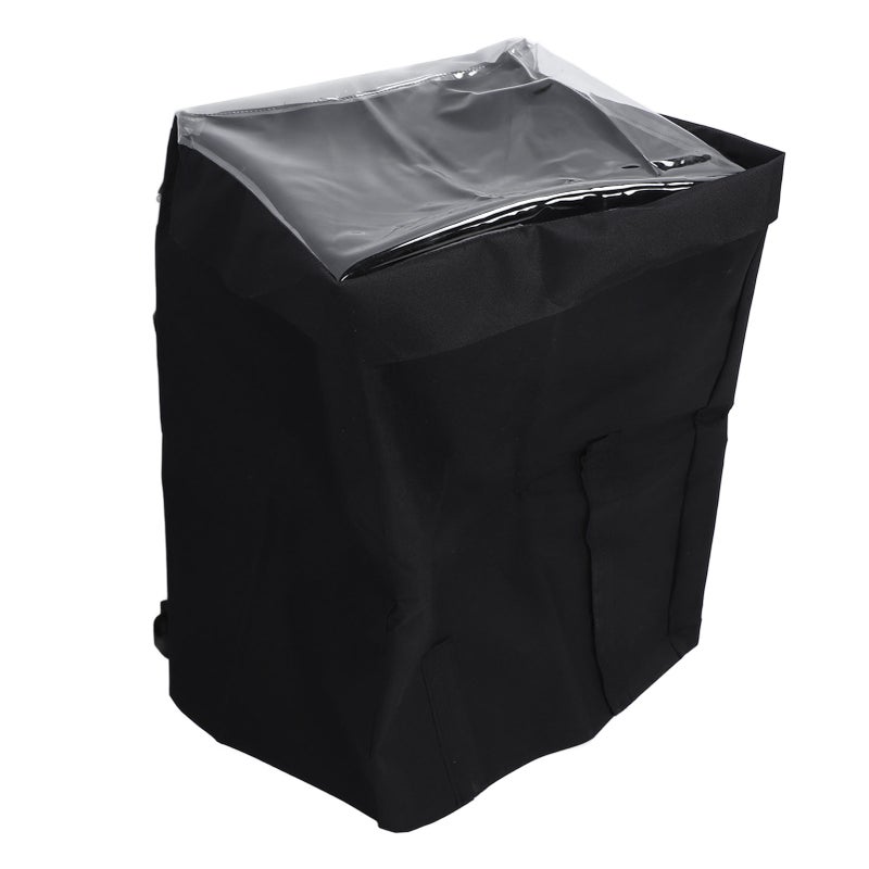 Heater Pump Cover Polyester Canvas Waterproof Spa Heater Pump Cover with Zipper and Transparent PVC Top Window for Inflatable Hot Tub - Image 5