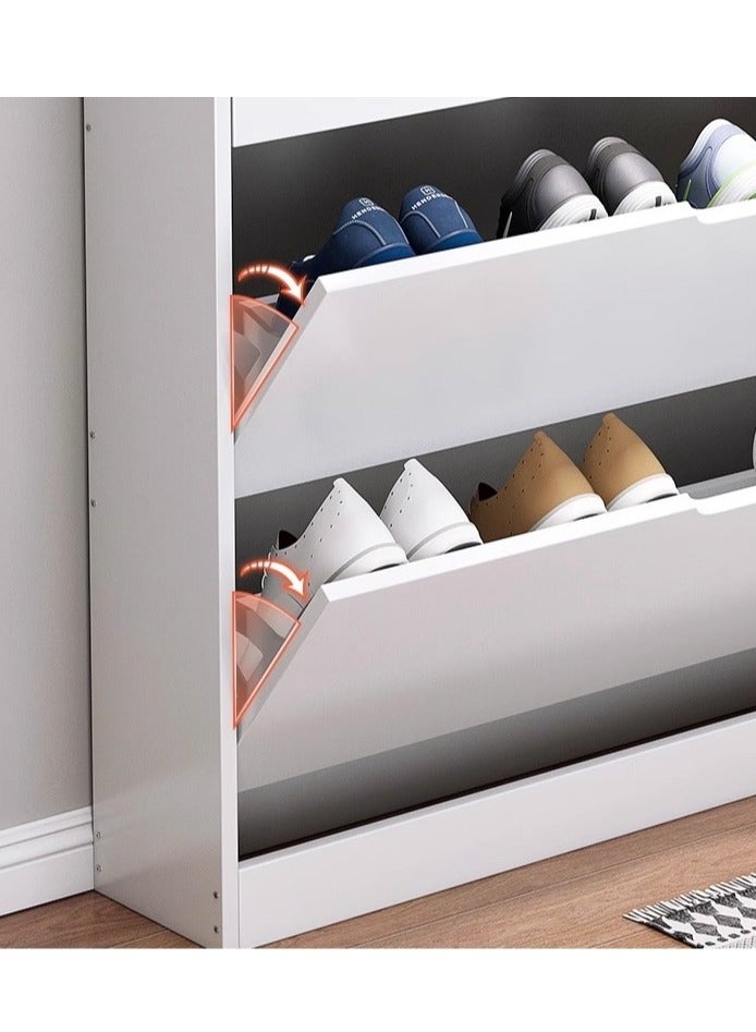 Shoe Cabinet Shoe Rack with 3-Layer Flip Drawers Large Capacity Dustproof Shoe Storage Cabinet for Household Entrance and Exit, Space Saving - Image 5