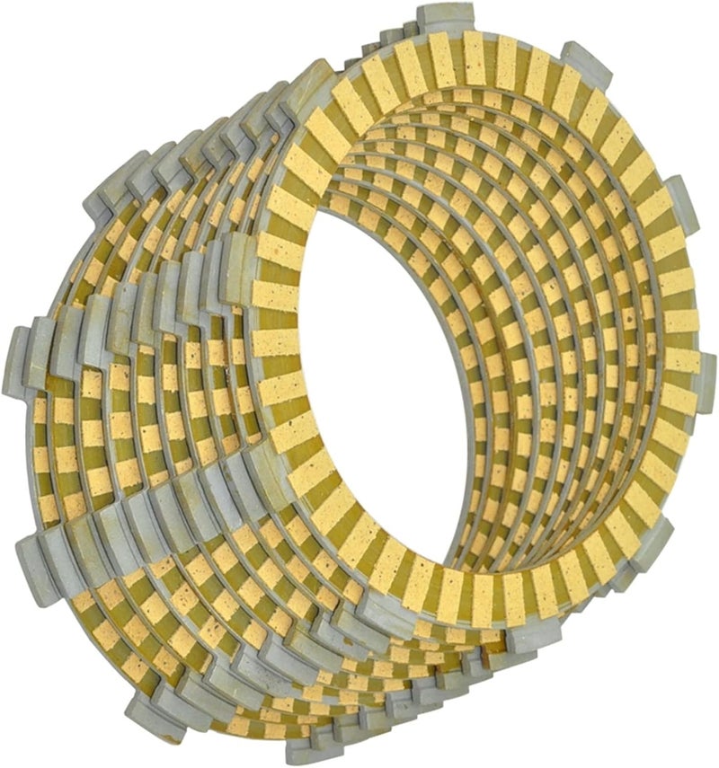 QASULER 10PC Motorcycle Friction Clutch Plates - Image 3