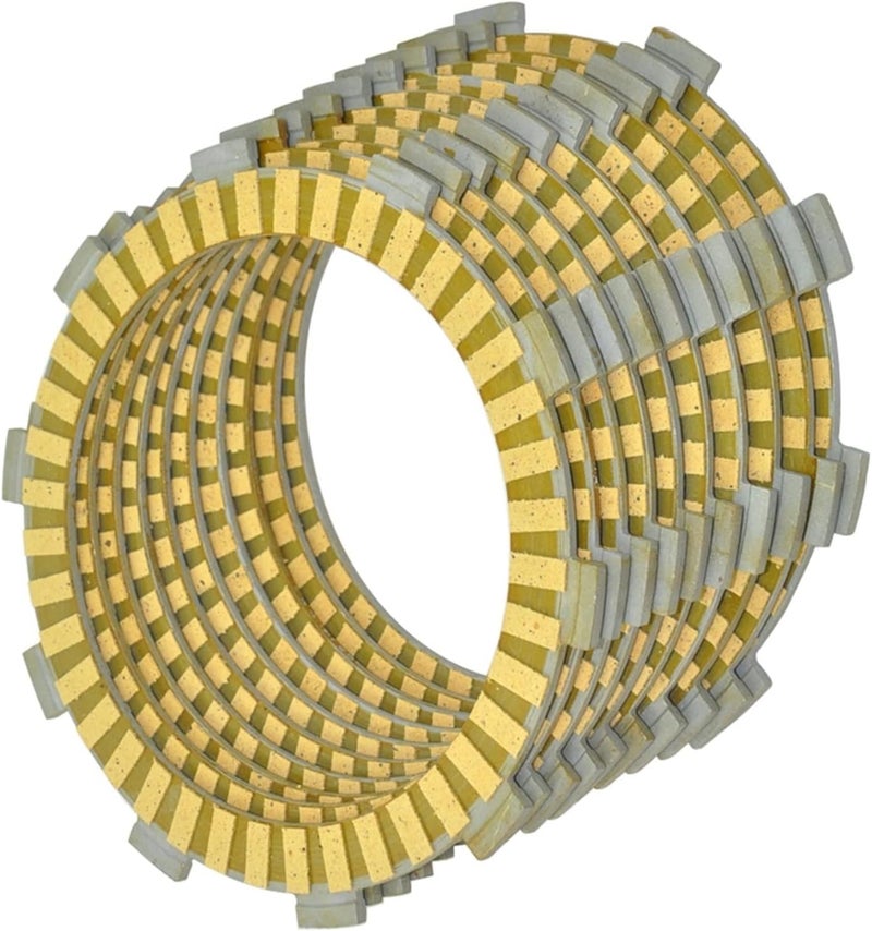 QASULER 10PC Motorcycle Friction Clutch Plates - Image 2