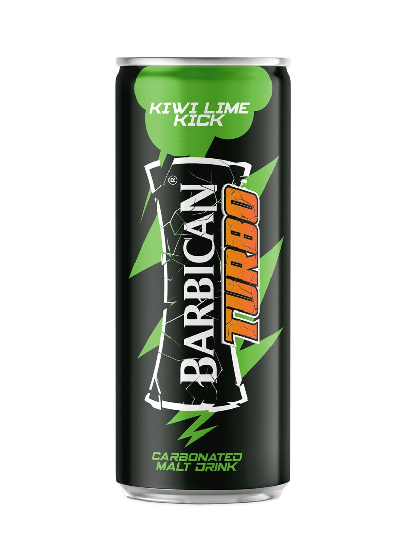 Barbican Turbo Kiwi Lime Flavoured Malt In Can 240ml - Image 1