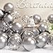 SUWEN Silver Metallic Balloons and Confetti Balloons Set 47PCS Latex Helium Chrome Silver Balloon for Birthday Graduation Anniversary Party Decorations - Image 4