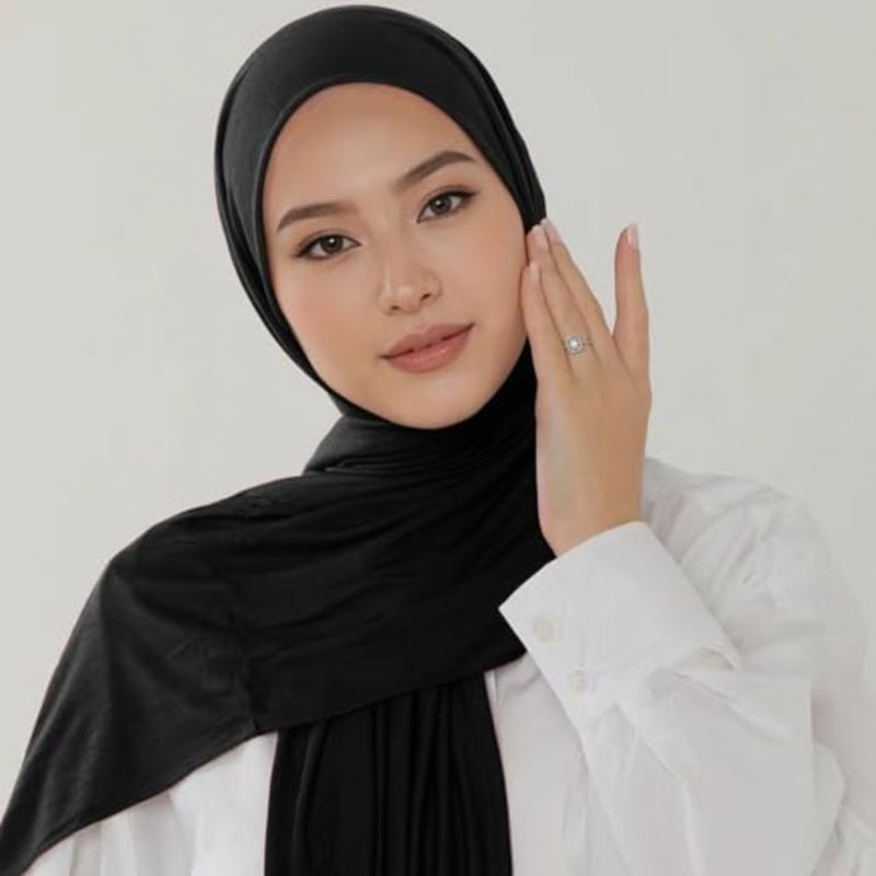 Modal silk scarf for Women Long Scarf for African Hair Wraps Stretch Head Wrap Scarves Fashion Long Scarf Shawls - Image 4
