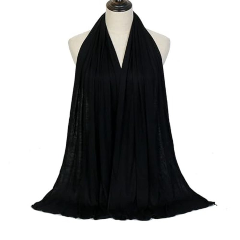 Modal silk scarf for Women Long Scarf for African Hair Wraps Stretch Head Wrap Scarves Fashion Long Scarf Shawls - Image 5