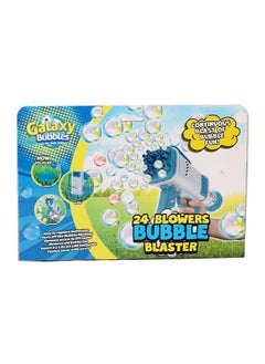 Galaxy Toys مدفع فقاعات بانغ كبير 24 فتحة، مع محلول فقاعات 50 مل، 4 بطاريات aa غير متضمنة  - Image 4