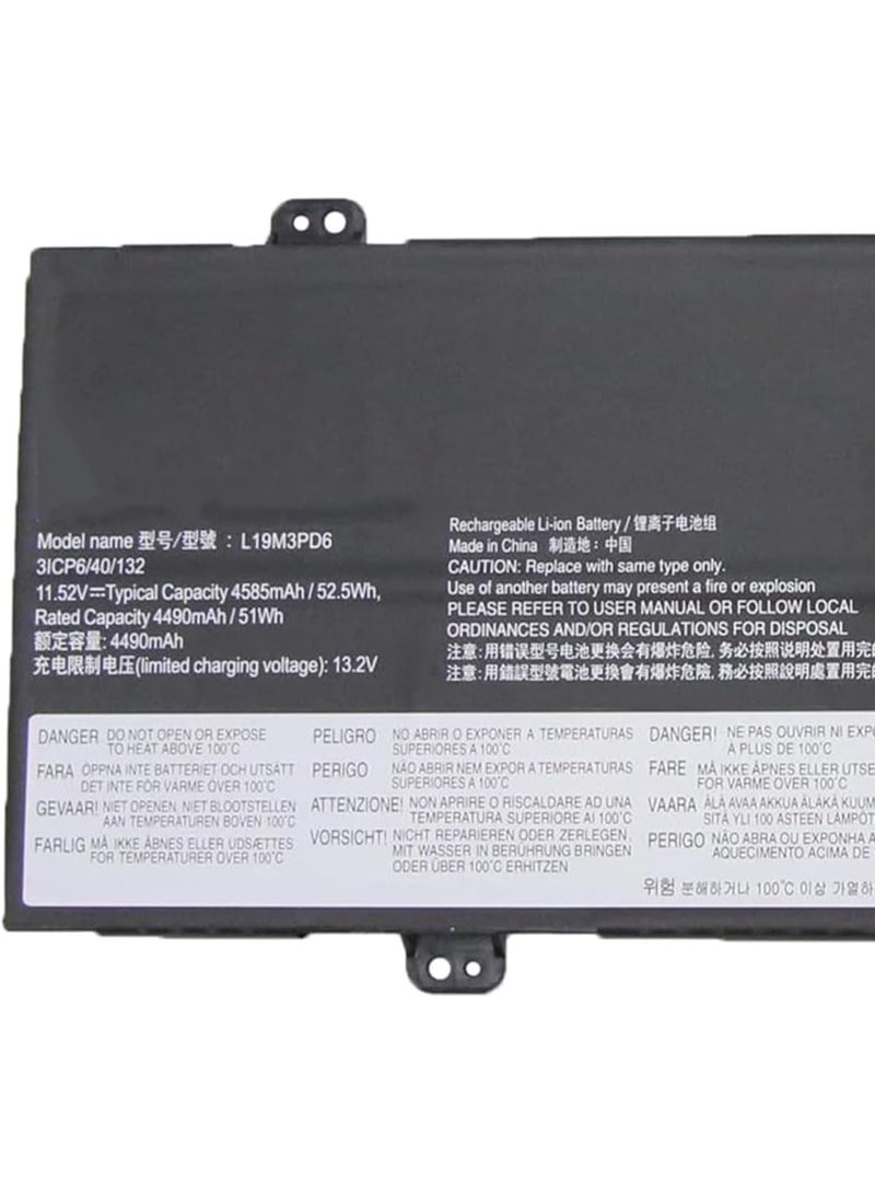 Terabyte REPLACEMENT L19M3PD6 Battery Compatible for Lenovo 5-14IIL05 5-14ARE05 5-14ALC05 5-14ITL05 5-15IIL05 5-15ALC05 L19L3PD6 L19C3PD6 L19D3PD6 52.5Wh 11.52 V - Image 2