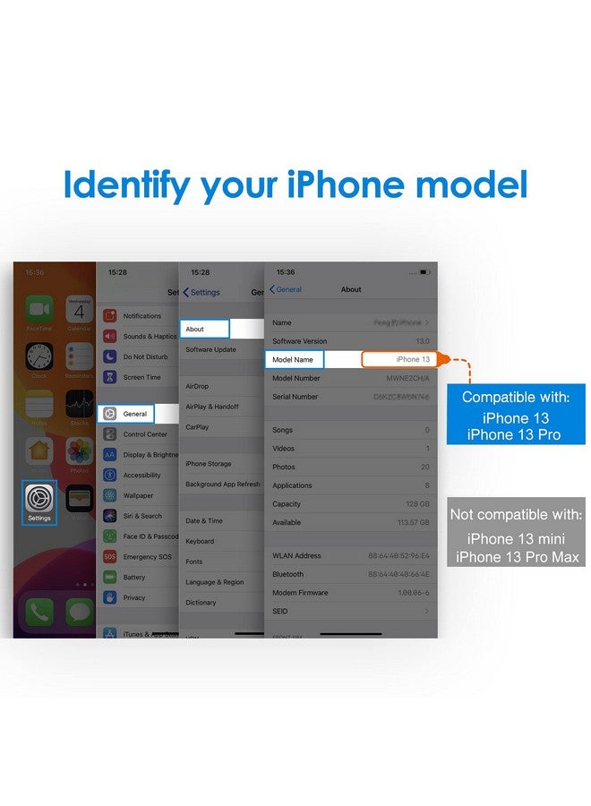 Jetech Screen Protector Compatible With Iphone 13 And Iphone 13 Pro 6.1 Inch Tempered Glass Film 3 Pack - Image 4