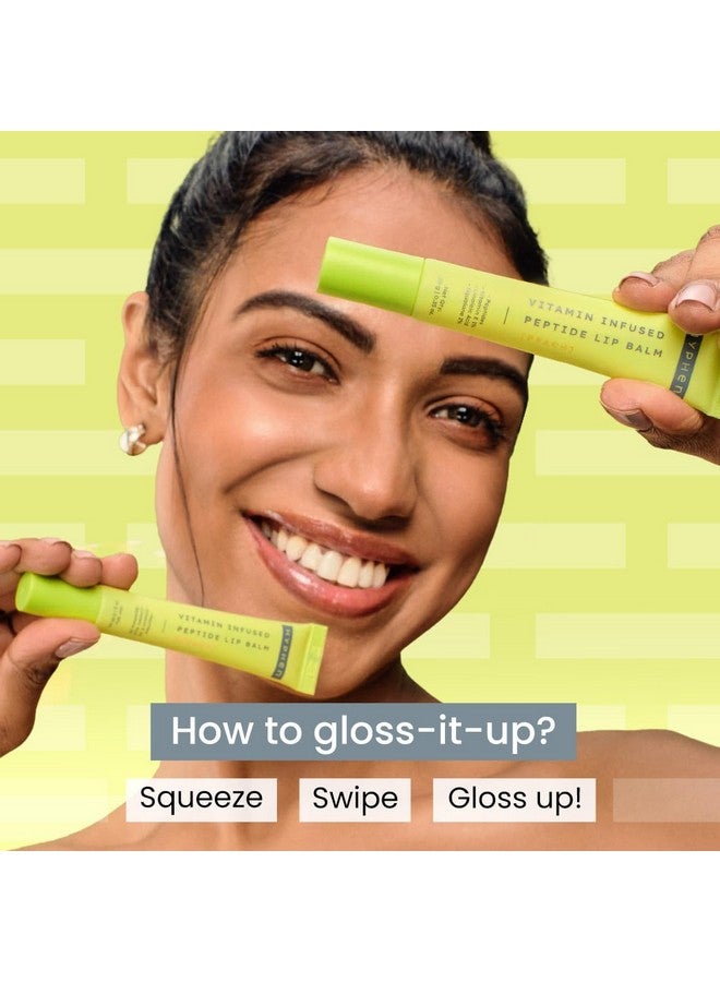 HYPHEN بلسم شفاه الخوخ للشفاه الجافة والمتشققة | معزز بالفيتامينات والببتيدات | بلسم مرطب ومغذي للرجال والنساء | منتجات | خالي من المواد الحيوانية، SLS والبارابين | 10 جرام - Image 5