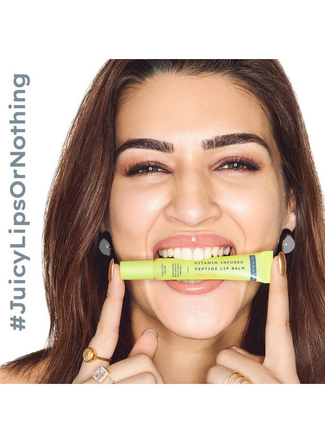 HYPHEN بلسم شفاه الخوخ للشفاه الجافة والمتشققة | معزز بالفيتامينات والببتيدات | بلسم مرطب ومغذي للرجال والنساء | منتجات | خالي من المواد الحيوانية، SLS والبارابين | 10 جرام - Image 3