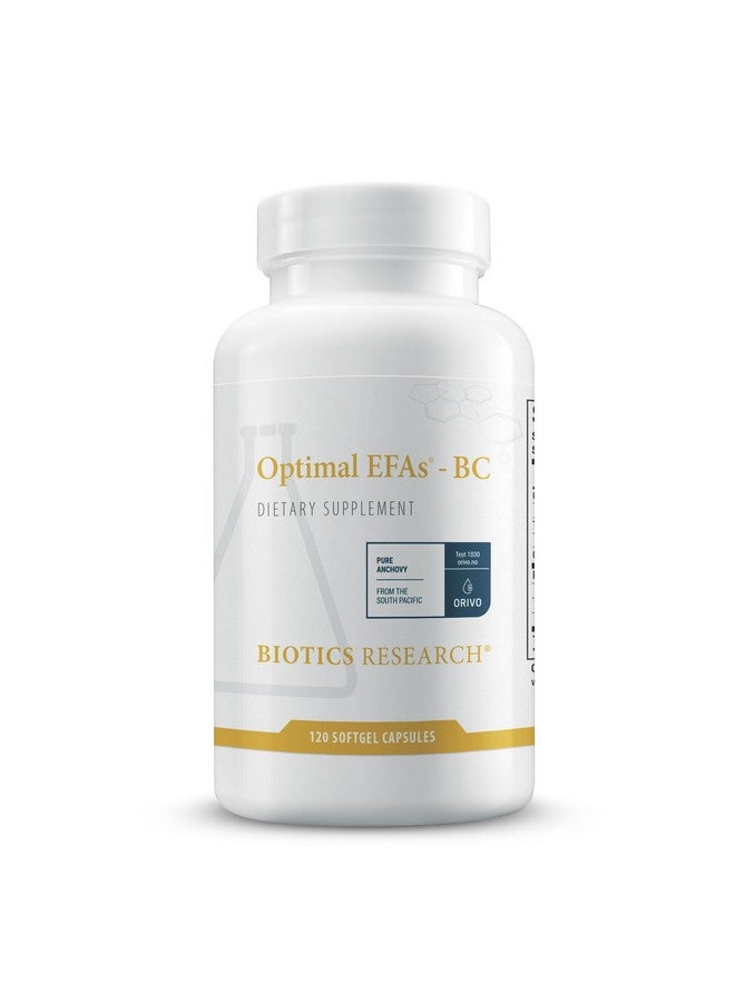 Biotics Research Optimal EFAs - BC, Proprietary Blend of Fish, Flaxseed and Blackcurrant Seed Oils. Balance of Omega3, 6 and 9 Fatty Acids, 120 Softgels - Image 1