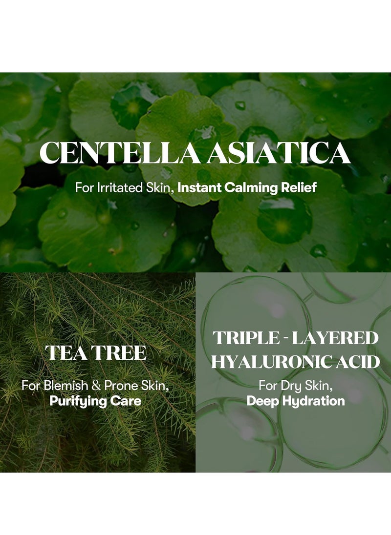 VT COSMETICS - VT COSMETICS CICA Cream Plus Cicaliao Cicahyalon | Hydrating & Calming Face Moisturizer with Centella Asiatica, Lightweight Soothing Cream for Acne, Oily, Dry and Sensitive Skin, Korean Skincare for acne prone skin 100ml - Image 1