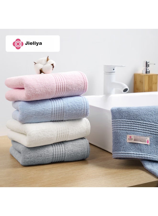 Grace Towel Set, 100% Pure Cotton Bath Towels For Shower And Face, Set Of 2 - Image 2