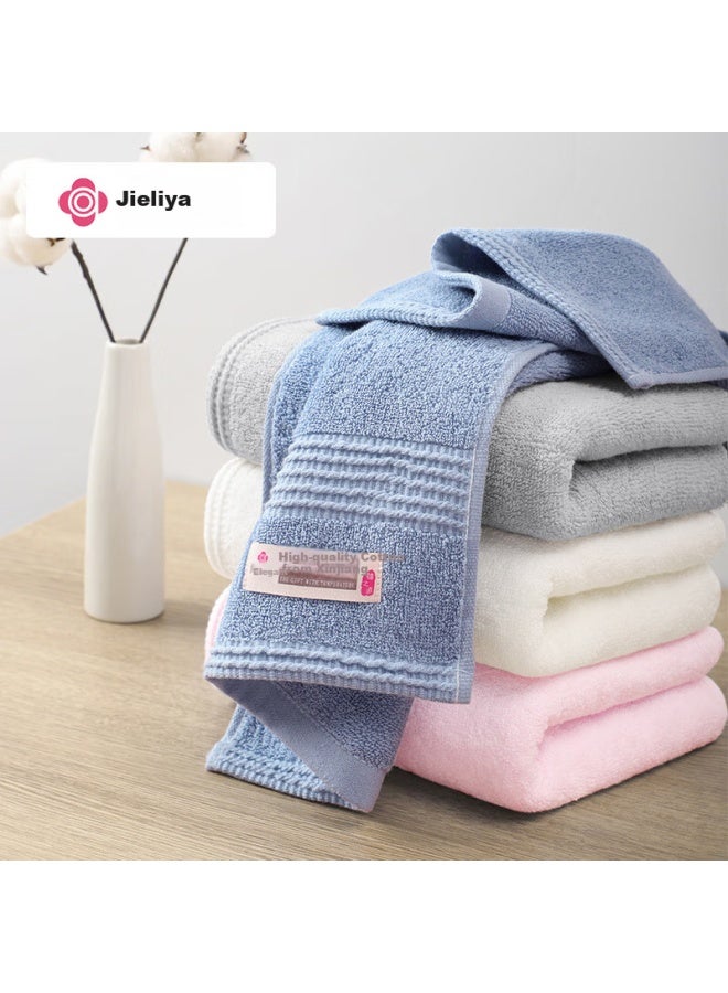 Grace Towel Set, 100% Pure Cotton Bath Towels For Shower And Face, Set Of 2 - Image 3