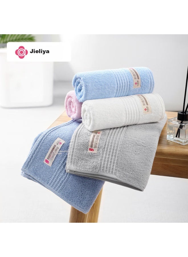 Grace Towel Set, 100% Pure Cotton Bath Towels For Shower And Face, Set Of 2 - Image 4