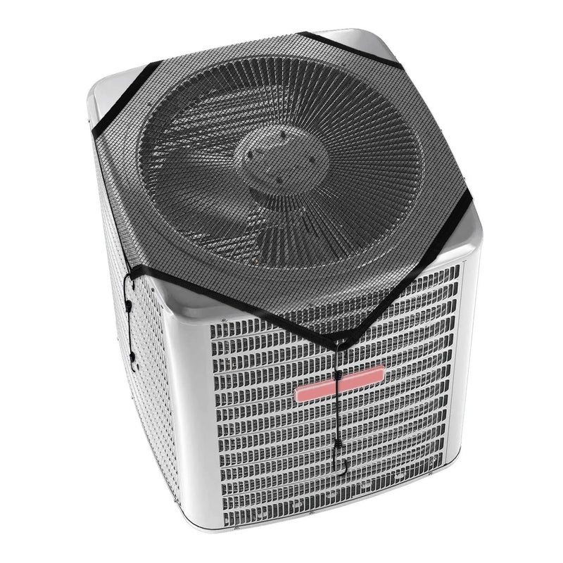 TANG Outdoor Air Conditioner Mesh Cover for Outside AC Units 32x32 Air Conditioning AC Top Cover Keep Leaves Debris Out with Bungee Cords All Seasons