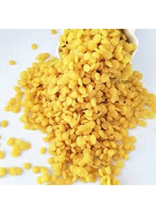 SK ORGANIC 100% Pure Yellow Beeswax Raw Organic Pastilles (Granules) For Health And Beauty Purpose 8.8 Oz (250 Gm)  - Image 4