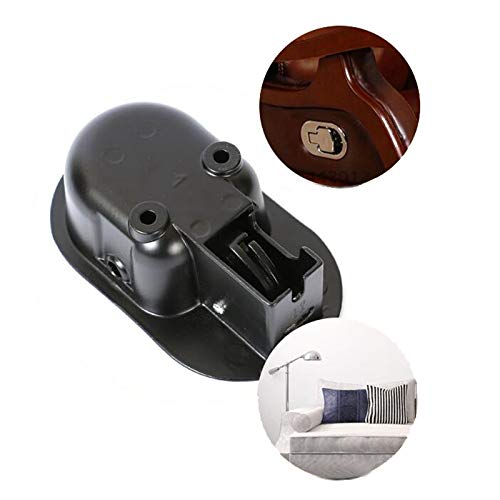 Bestdealing 2 Pack Metal Recliner Replacement Parts Durable Metal Handle Recliner Chair Sofa Couch Release Lever Replacement Pull Handle Black Suite Recliner Fit for Ashley and Major etc - Image 5