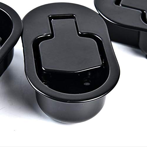 Bestdealing 2 Pack Metal Recliner Replacement Parts Durable Metal Handle Recliner Chair Sofa Couch Release Lever Replacement Pull Handle Black Suite Recliner Fit for Ashley and Major etc - Image 4