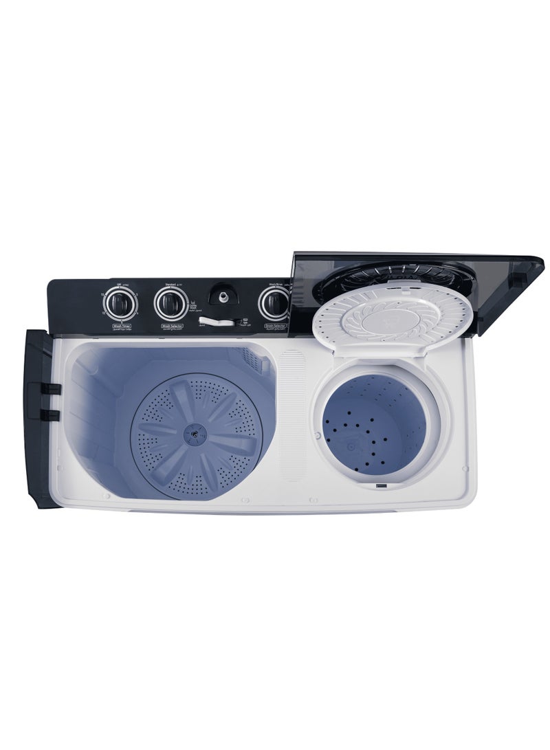 Aston Twin Tub Washing Machine, 15Kg, Without Pump, Single Water Inlet, White - ASTT150KG - Image 3