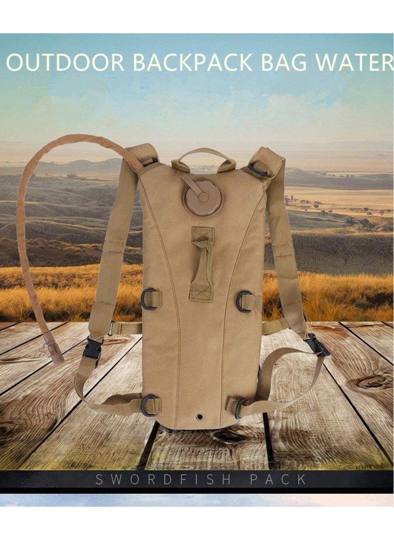 Generic - Water Backpack 3L TPU Hydration System Bladder Water Bag Pouch Backpack Hiking Climbing - Image 1