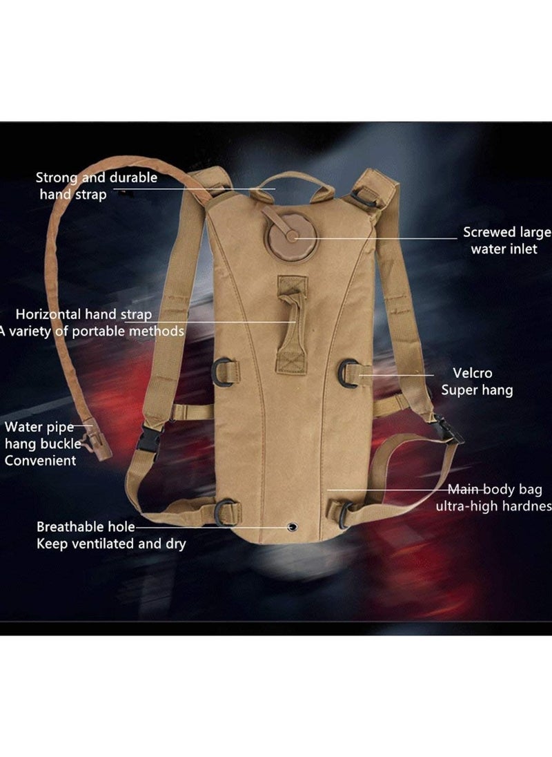 Generic - Water Backpack 3L TPU Hydration System Bladder Water Bag Pouch Backpack Hiking Climbing - Image 1