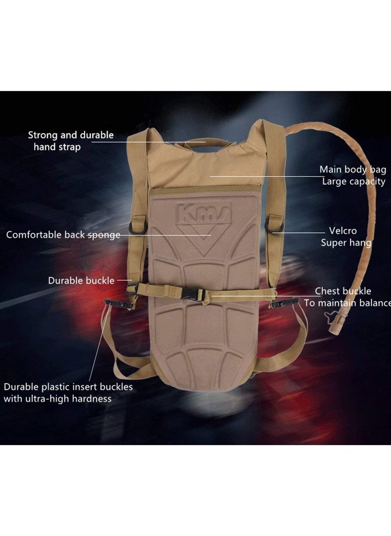 Generic - Water Backpack 3L TPU Hydration System Bladder Water Bag Pouch Backpack Hiking Climbing - Image 1