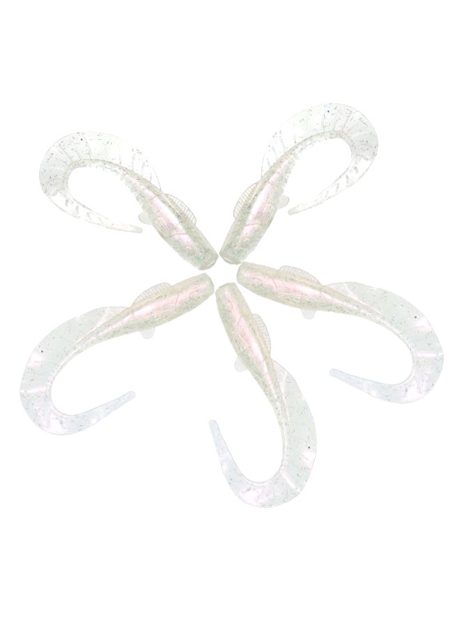 ليكسادا مجموعة طعوم صيد أسماك بحرية صناعية لينة ملتوية مكونة من 5 قطع - Image 2