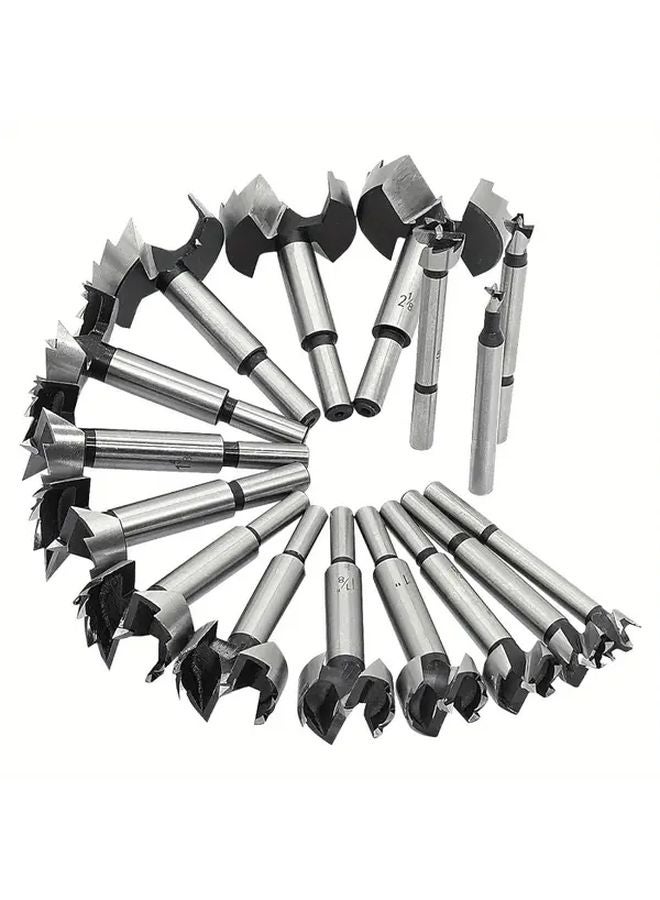 16pcs Tungsten Carbide Cone Drill Bit Set for Hardwood Cork Plastic Plywood - Image 2