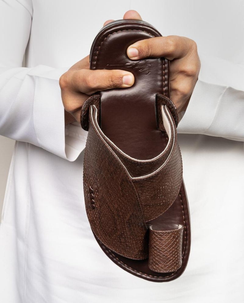 Arabic Sharqi Sandals | Brown | Sandals Traditional footwear - Image 2