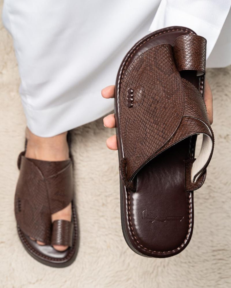 Arabic Sharqi Sandals | Brown | Sandals Traditional footwear - Image 3