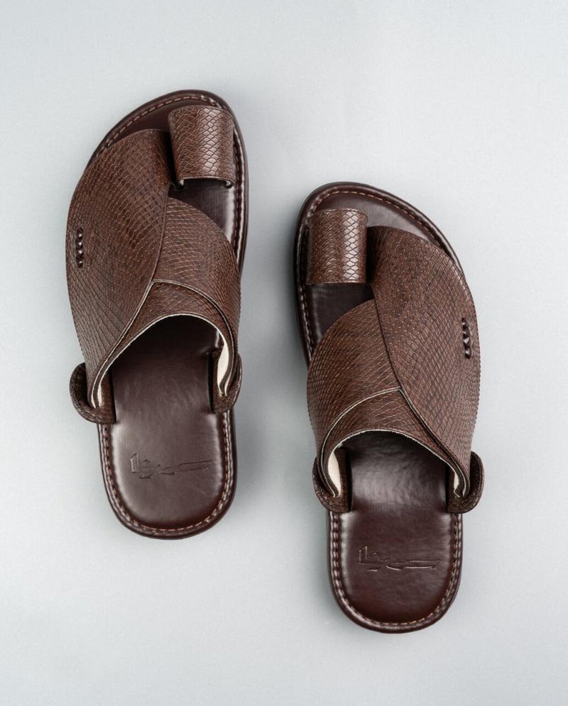 Arabic Sharqi Sandals | Brown | Sandals Traditional footwear - Image 1
