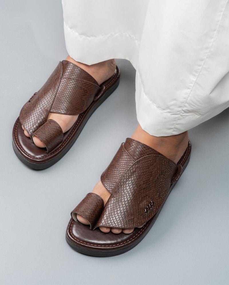 Arabic Sharqi Sandals | Brown | Sandals Traditional footwear - Image 4
