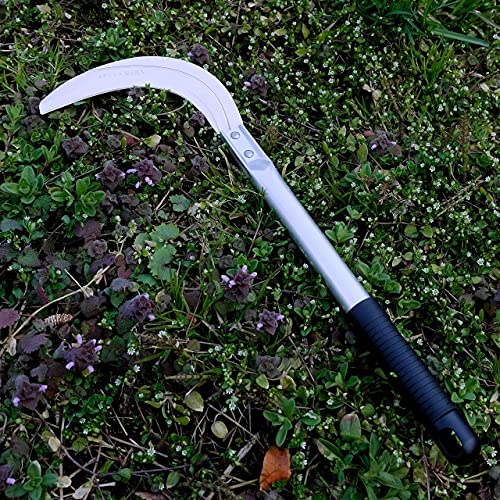 GardenHelper Weeding Sickle Light 4.7" Japanese Stainless Steel Blade, Made in Japan, Garden Weeder Grass Sickle Tool - Image 3