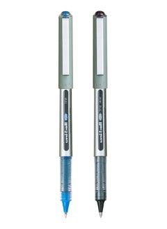 Uniball 2-Piece Eye Fine Rollerball Pen 0.7mm Tip Blue And Black Ink  - Image 1