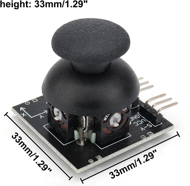 NewZoll 2PCS KY023 Game Joystick Axis Sensor Module for Arduino AVR PIC Mega UNO - Image 2