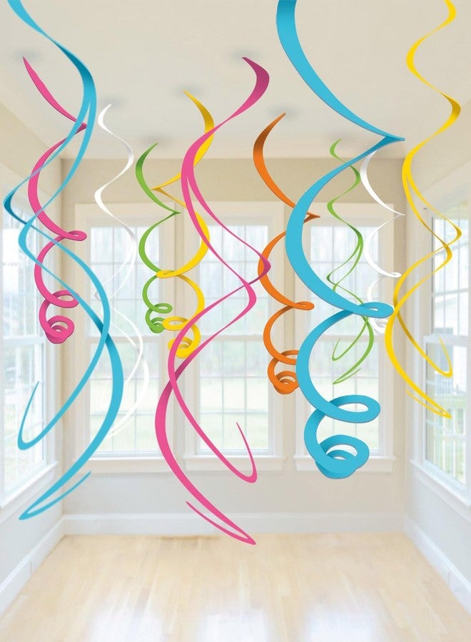 Capesaro 50th Birthday Hanging Swirl Decorations,Fifty Year Old Foil Streamers Ceiling Hanging Whirls 50 Birthday Anniversary Party Decorations,Pack of 20 - Image 5