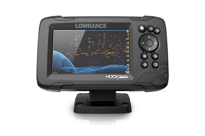LOWRANCE مكتشفات الأسماك Lowrance HOOK Reveal بحجم 5 بوصات مع جهاز الإرسال - Image 1