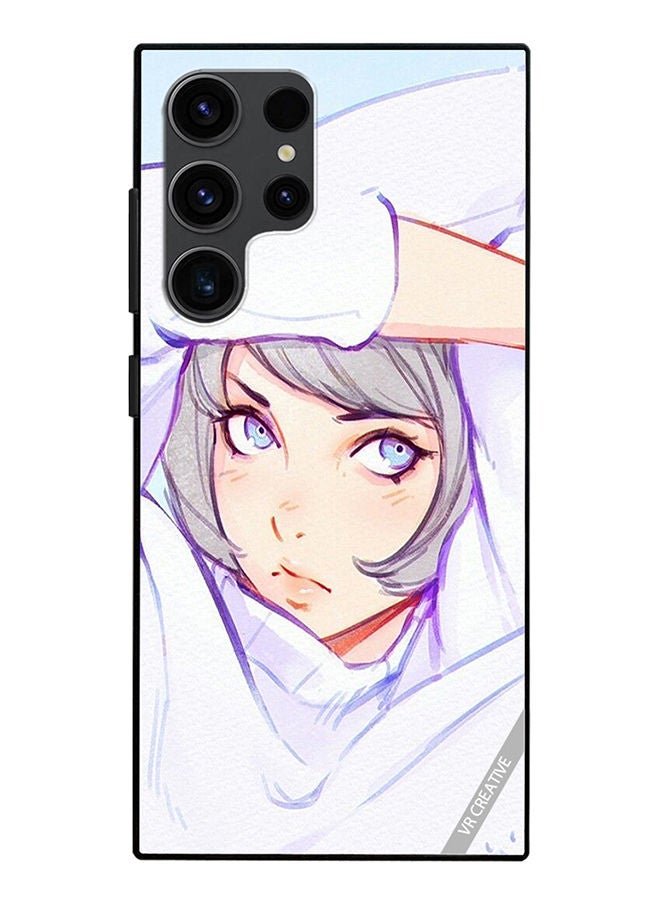 VR CREATIVE Protective Case Cover For Samsung Galaxy S23 Ultra 5G Girl Hands Pose Design Multicolour - Image 1